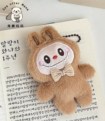 Tượng LABUBU bông-NÂU.