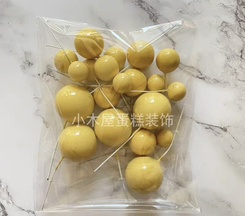 BIXOP-Set 40 bi nhựa vàng