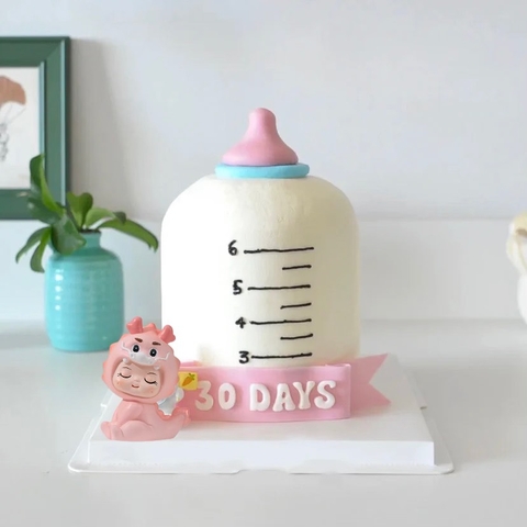 Tượng sứ em bé rồng-MÀU HỒNG.