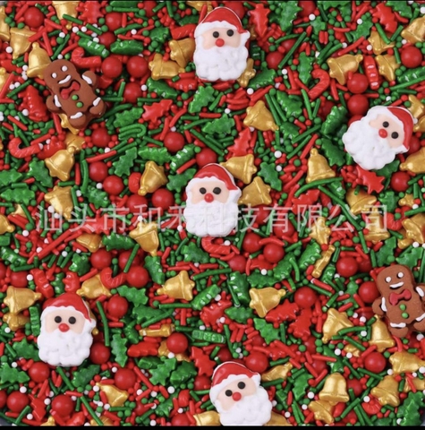 cốm Noel mẫu 1 (có ông già noel) (túi 100gam).