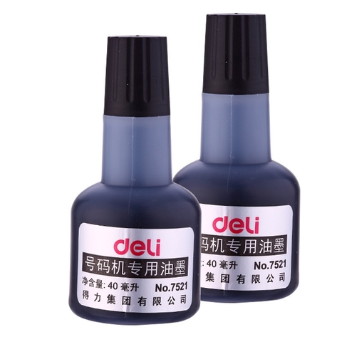 Lọ mực cho máy dập in ngày tháng năm 40ml (bán rời).