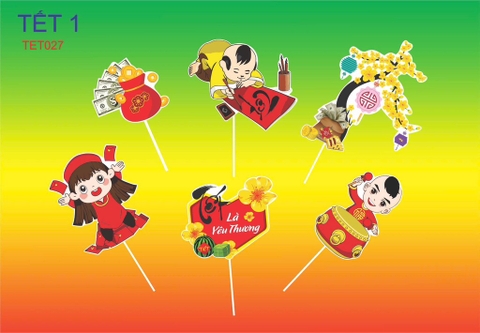 Set tết HD-Em bé mẫu 1 (đánh trống).