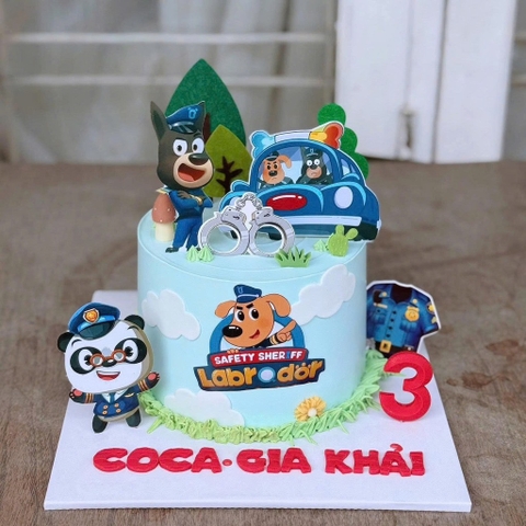 10 set giấy  Cảnh sát trưởng Labrador.