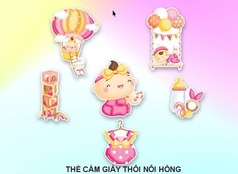 10 Set giấy  THÔI NÔI CT mẫu mới-HỒNG.