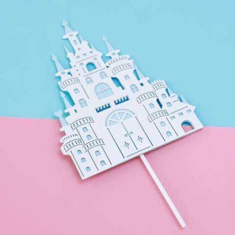 set 10 lâu đài giấy 2 lớp -MÀU XANH.