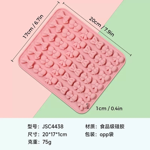 Khuôn silicon - 36 nơ mix mẫu.