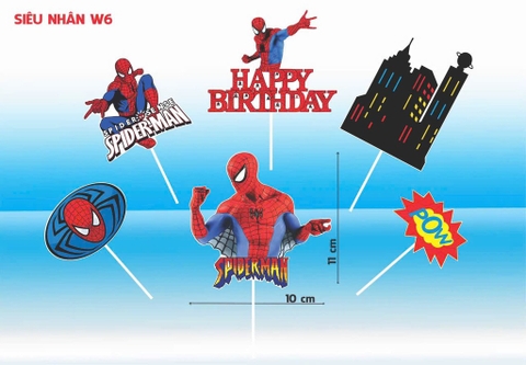 10 set nhện giấy HD mới (siêu nhân nhện giơ 2 tay)9903.