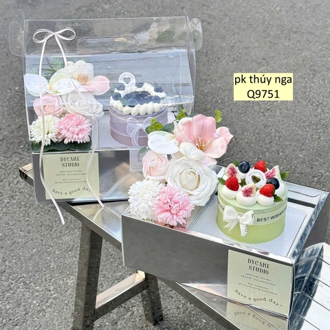Set 10 hộp mica 2 ngăn LOVE -MÀU BẠC.