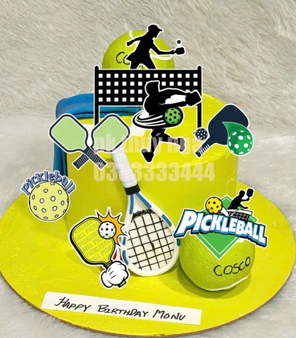 Combo 2 set giấy- chủ đề thể thao pickleball.