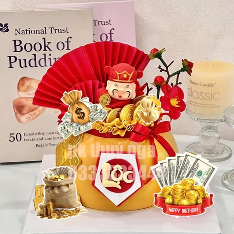 Combo 2 set giấy  - chủ đề tiền (tiền đô, túi tiền, hũ tiền HPBD).