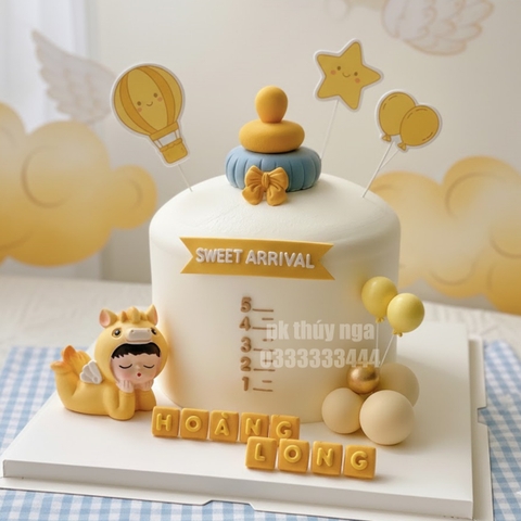 Tượng sứ -bé NGỰA vàng (dáng nằm).