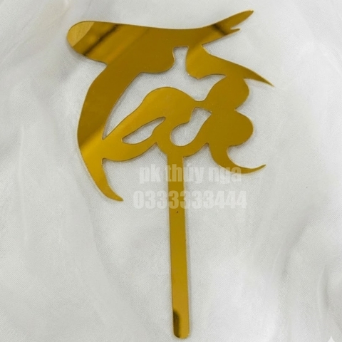 Set 10 mica chữ TÀI -VÀNG.