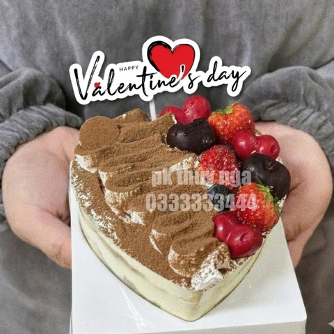 Set 50 chữ giấy - Valentine's day mix mẫu size 12-14cm.