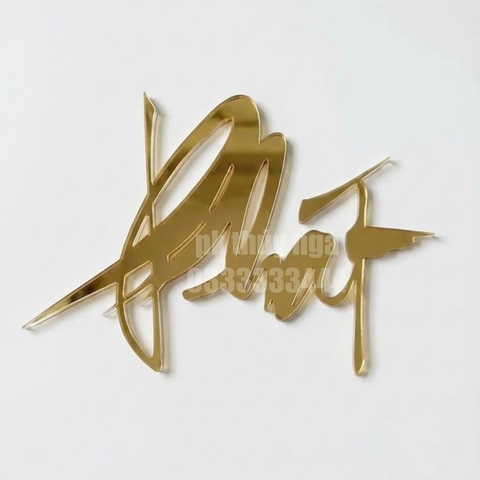 Set 10 mica chữ PHÁT -VÀNG.