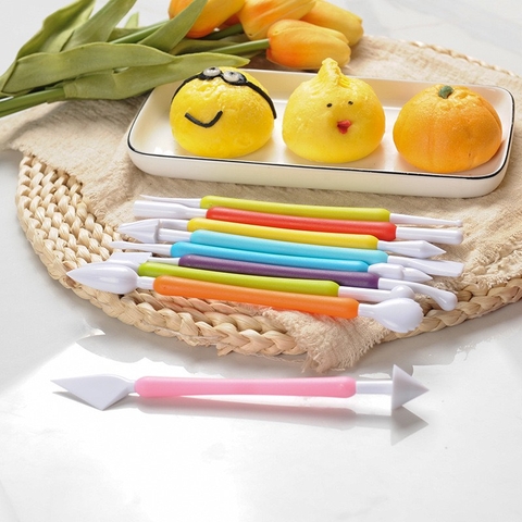 Bộ dụng cụ 9 chi tiết điêu khắc bánh nặn.