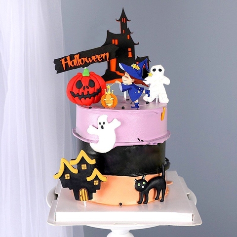 Combo 2 Set cắm chủ đề halloween 2023 -MẪU 5.