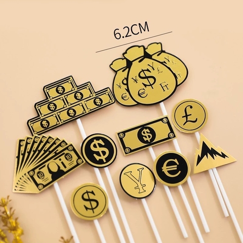 Combo 2 set giấy - thẻ chi tiết tiền vàng ép nhũ (10 cho tiết/set).