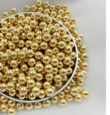 BIDUONG-Bi màu vàng kim 6mm (loại đẹp) lọ 100gam.