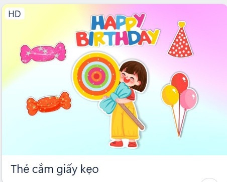 10 Set giấy em bé và cây kẹo mút-CT.