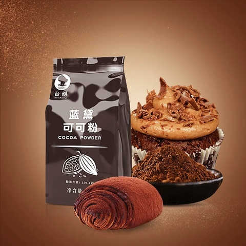 Bột cacao Taichang nhiều chất béo (hàm lượng bơ 20-22%)- túi 1kg (XẢ KHO).