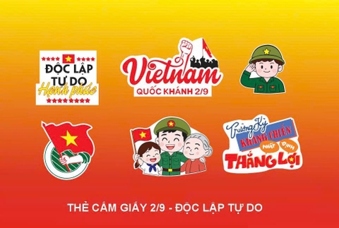 Set giấy chủ đề 2.9- ĐỘC LẬP TỰ DO.