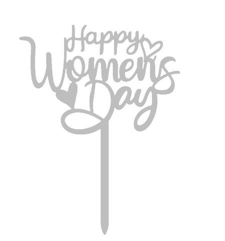 Set 10 mica Women's day mẫu 1-BẠC.