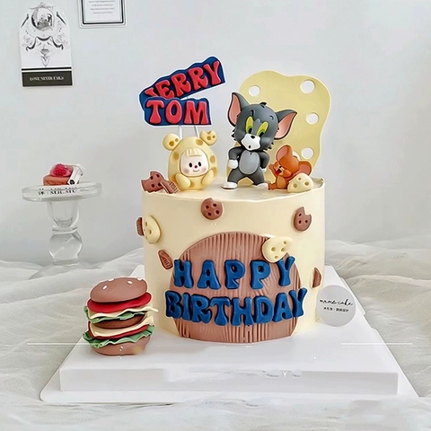 Tượng Tom và Jerry (nhựa đặc).