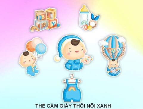 10 Set giấy  THÔI NÔI CT mẫu mới-XANH.