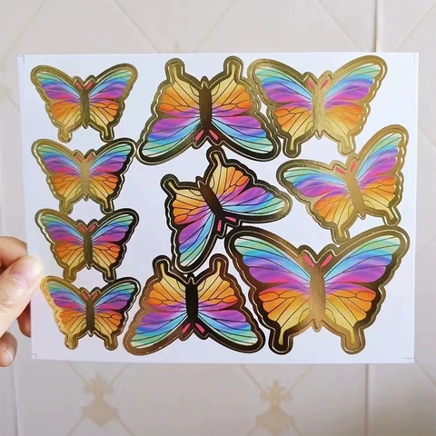 10 Set bướm giấy sắc màu rực rỡ (10 bướm/set).