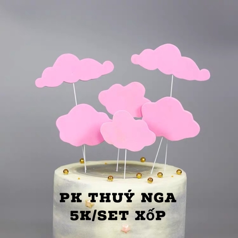 CAM-Set mây xốp hồng O19