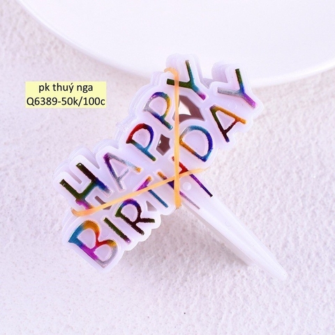 Set 100 cây nhựa HPBD sắc màu.