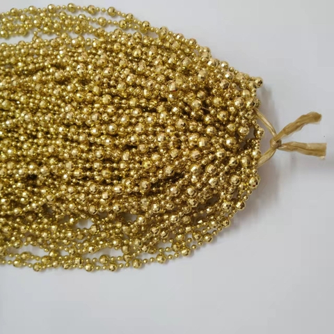 Chuỗi hạt mix size (màu vàng) (1kg tương đương 100m).