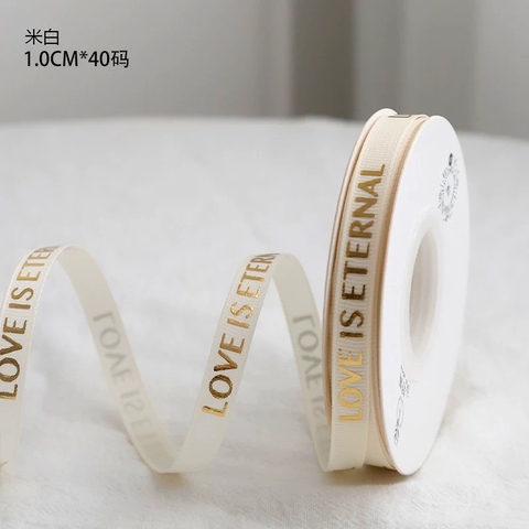 Ruybang LOVE IS ETERNAL nhỏ (1cm x 35m)-KEM.