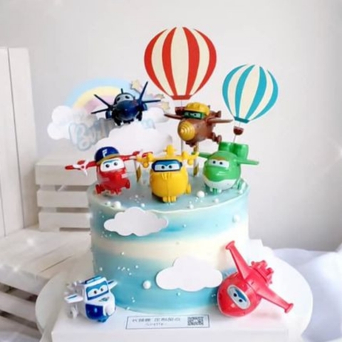 Combo 2 set giấy-Khinh khí cầu và mây.