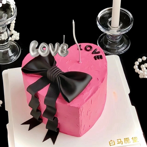 Vỉ nến LOVE-BẠC.