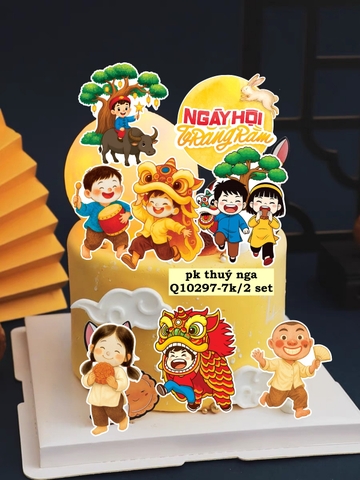 Combo 2 set giấy trung thu -MẪU 18.