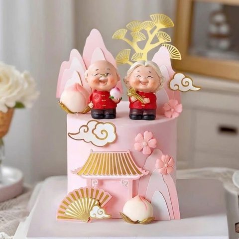 Tượng sứ -BÀ ÁO ĐỎ.