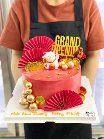 Set 3 quạt xếp màu đỏ to nhỏ (HD).