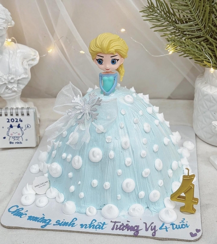 TUONG-Elsa váy xanh- nhựa nhẹ SALE