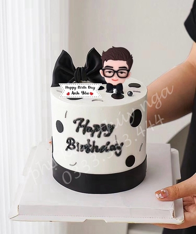Set 60 bảng giấy-HPBD Anh yêu (bao gồm que cắm).