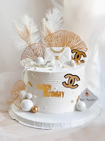 CAM-Set 5 cây chanel màu vàng (giấy thường).