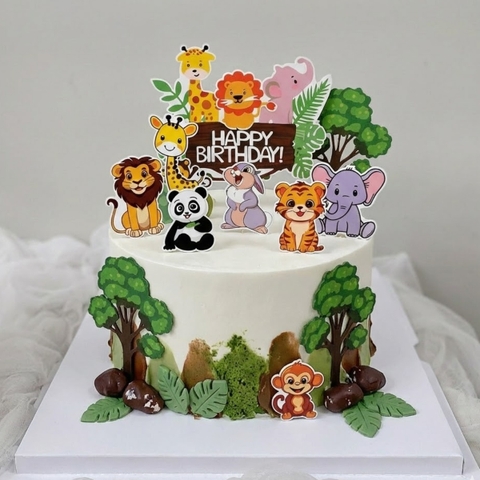 10 set giấy  - động vật rừng, cây, bảng HPBD.