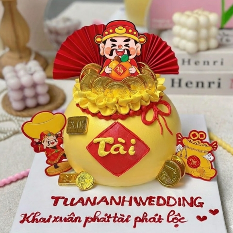 Set 60 thần tài giấy mix mẫu.