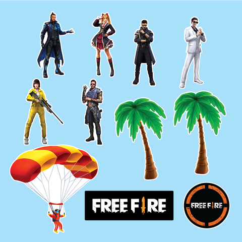 Combo 2 set giấy - game FREE FIRE.