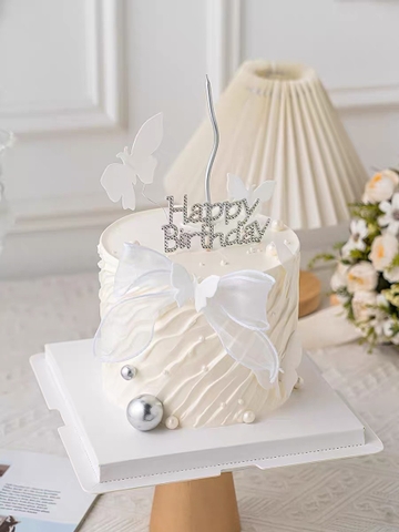 Chữ HPBD gắn hạt.