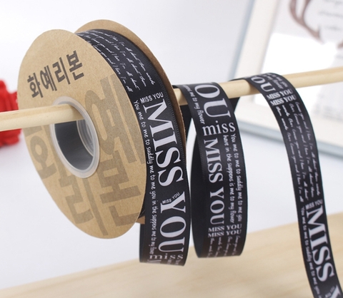 RUYBANG MISS YOU (2.5CM X 50M)-ĐEN.