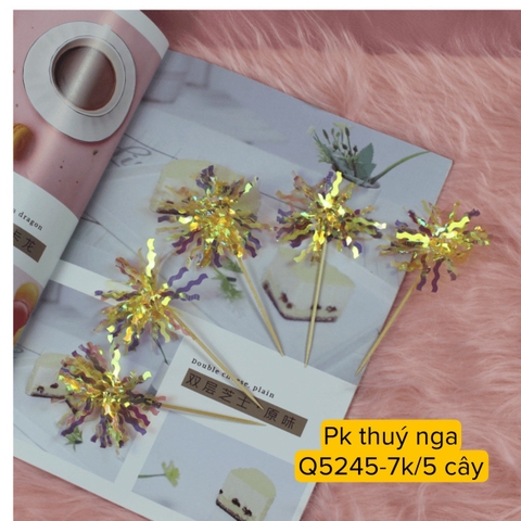CAM-Set 5 cây tua rua-MÀU VÀNG.