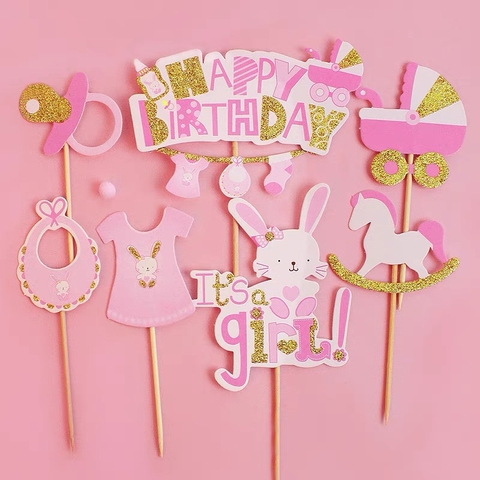 CAM-Set giấy IT IS GIRL -THỎ HỒNG (loại 1)-xả kho.