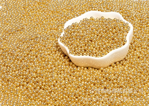 Bi đường vàng mạ đẹp-2MM (túi 100gam).