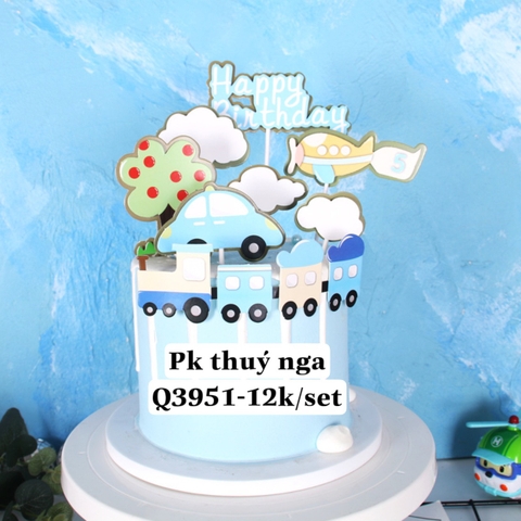 10 Set cắm đoàn tàu (5 combo) xả kho